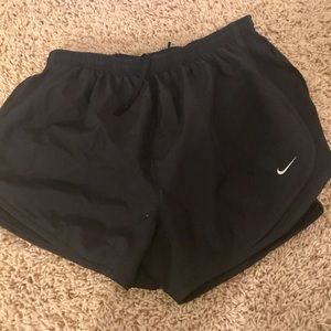 black nike shorts